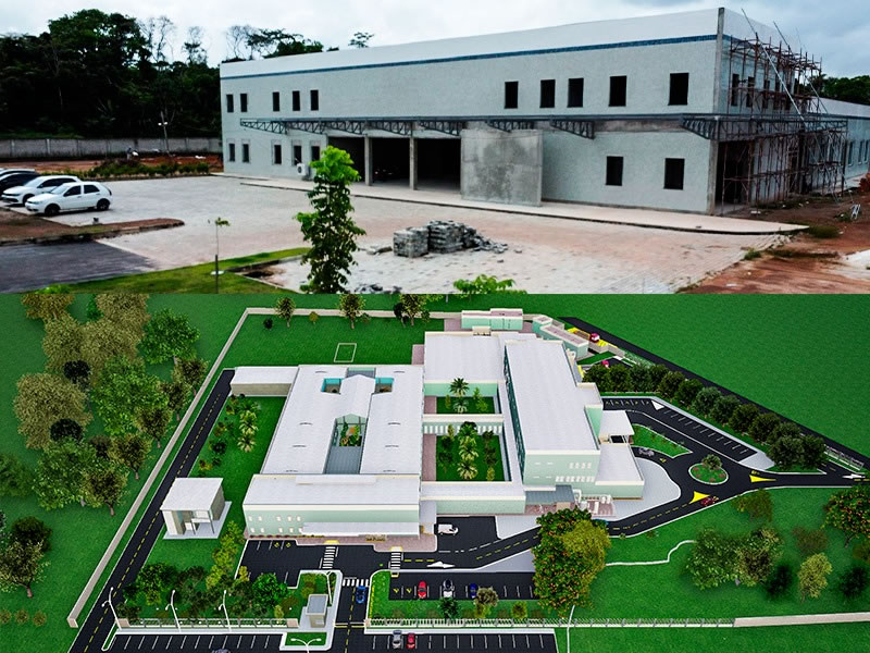 Hospital ABBA em construção